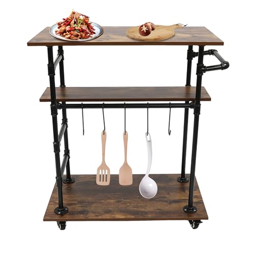 Portable-Kitchen-Island-Portable-Bar-Carts-for-The-Home-Industrial-Serving-Carts-with-Wheels-Beverage-Coffee-Cart-Kitchen-Rolling-Carts-3-Tier-Rolling-Utility-Cart Portable Kitchen Island Portable Bar Carts for The Home Industrial Serving Carts with Wheels Beverage Coffee Cart Kitchen Rolling Carts 3 Tier Rolling Utility Cart
