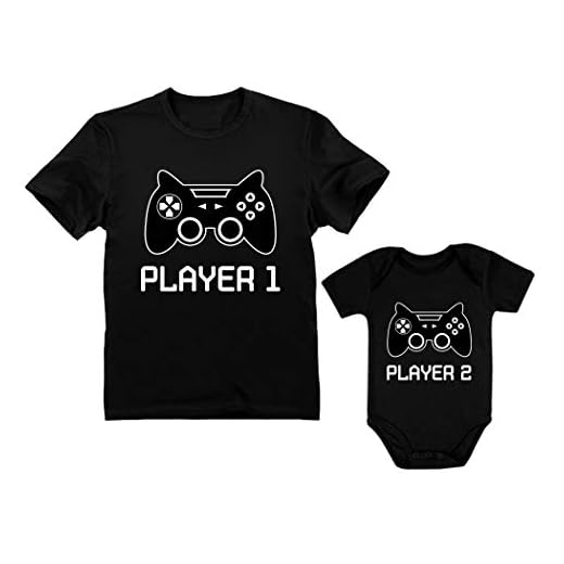 Gamer tröja pappa och son dotter matchande kläder far män t-shirt baby bodysuit
