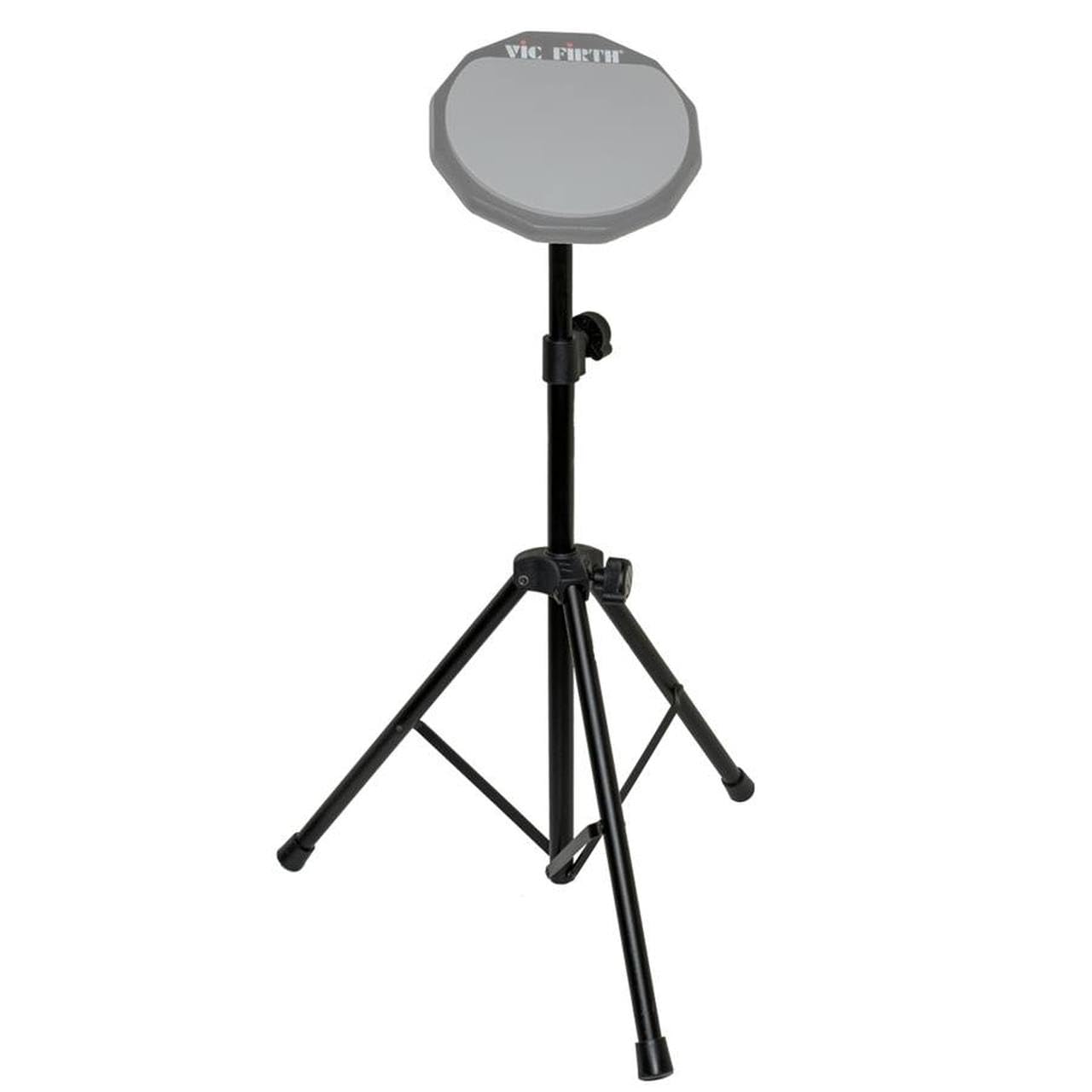 QUIK LOK PPS/001 Practice Pad Stand con Borsa, Supporto Pad Batteria Regolabile, Altezza 57-90 cm, Treppiede Stabile, Portatile, Nero