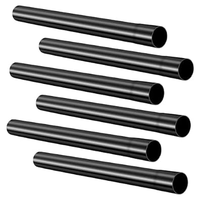 Black Vacuum Extension Wand Vacuum Attachments ,Compatible For 1.25 Inch(32mm)/Shop Vac Vacuum(6)