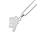 Produktbild n a Drill Crystal Haircut Tools Halsketten & Anhänger Verstellbare Gliederkette Kammschere Schmuck für Frauen