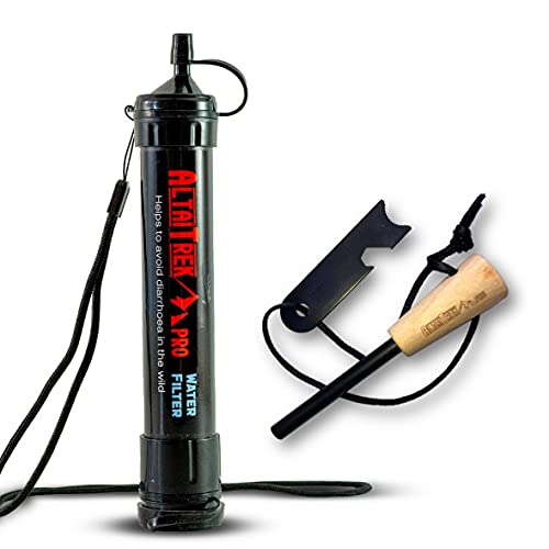Bundle Cartucho de filtro para agua y encendedor | Filtro de 0,01...