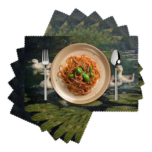Set de table 30,5 x 45,7 cm lavable pour protéger la table des taches