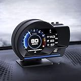 Heads Up Display, iKiKin Heads Up Display for Car HUD Display OBD2 GPS Dual System for All Cars,...