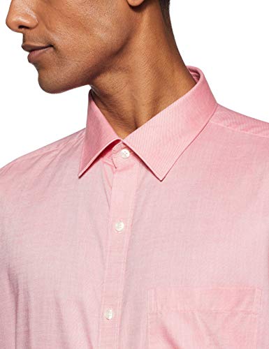 Image of Raymond Medium Red Slim Fit Cotton Shirt