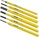 STANLEY Splinttreiber-Set 6-teilig (pulverlackiert, gehärtet, 1.5 mm / 3 mm / 4 mm / 5 mm / 6 mm / 8 mm Splints) 4-18-226, Gelb