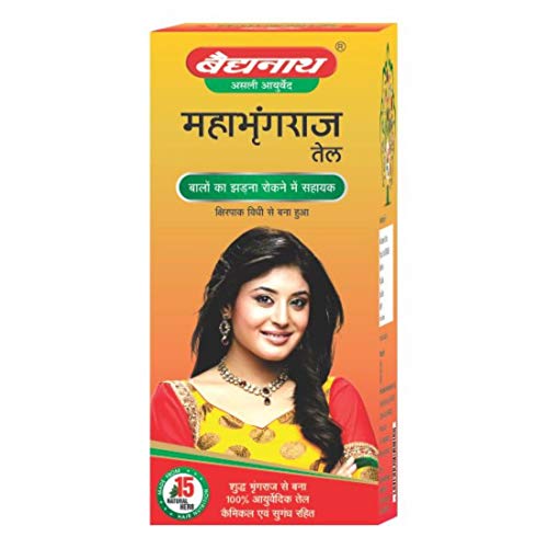 Baidyanath Asli Ayurved Mahabhringraj Tel I For Hair Growth I Anti Dandruff I 50 ml - Image 4