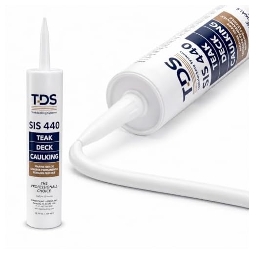 Teakdecking Systems (TDS) SIS 440 Teak Deck Caulk Cartridge 10.3oz - White