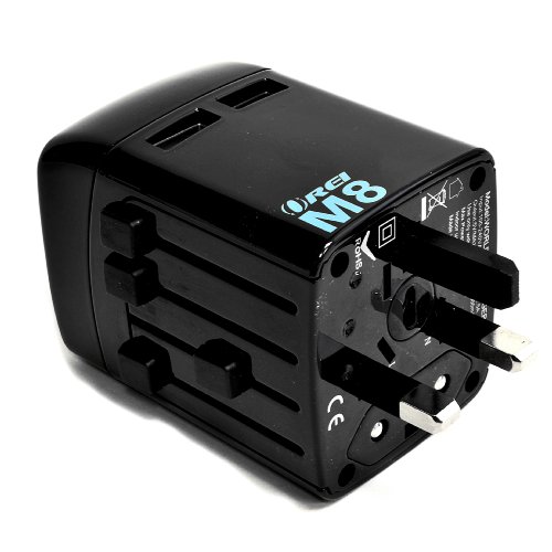 image for OREI Travel Plug Adapter International World Wide Use with Dual USB Ch