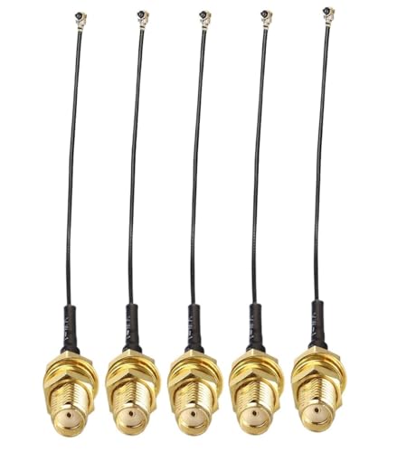 5�� IPX UFL - SMA �����s�O�e�[���P�[�u�� SMA ���X - IPX R*/F �A�_�v�^�P�[�u�� 1.13mm(10cm-5pcs)
