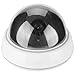 Security Camera, Wireless Dome Simulation Camera Dummy Fake Security Monitor Alarm Flashing LED Light Night Vision Camera
