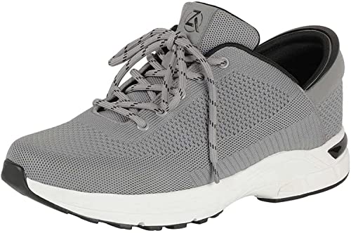 ZEBA Mens Hands Free Slip-On Walking Shoes Stone Gray