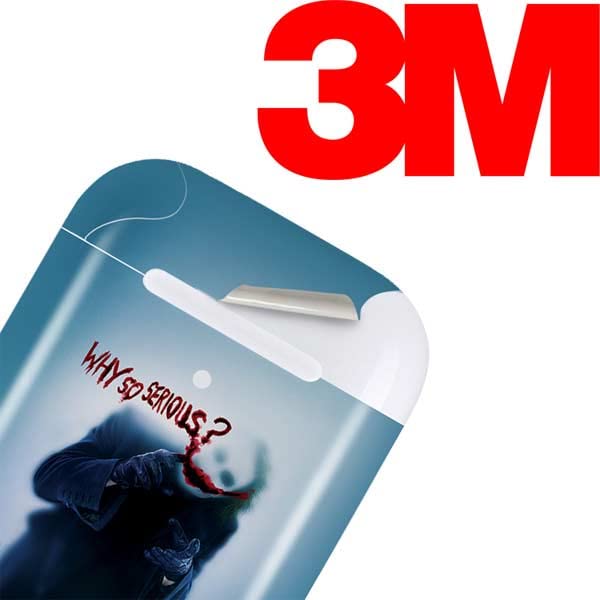 Skinit Decal Audio Skin Compatible with Apple AirPods 2 - Officially Licensed The Dark Knight Why So Serious Design