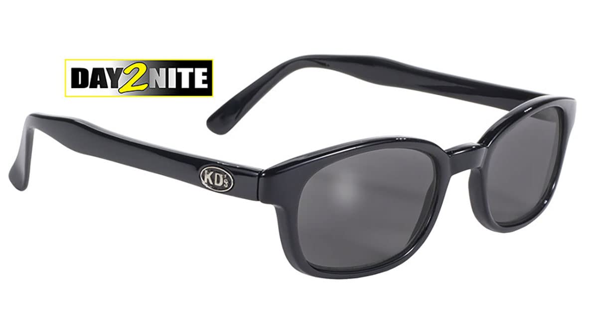 KD's X 1011 - Day2Nite - Lunettes de soleil sportifs et motards - mixte - s'adaptent sous casque moto vélo ski - Verres photochromiques