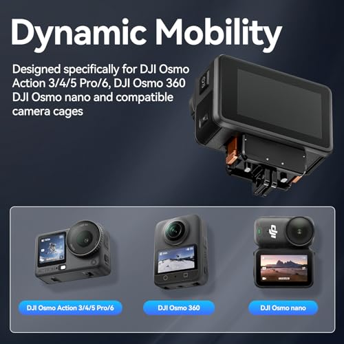 DJI Magnetic Quick Release Adapter Mount Osmo Action 6/Action 5 Pro/Action 4/Action 3/Osmo 360, Magnetic Mount Adapter f - Additional View