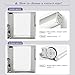 Joydeco White Cordless Roller Shades, Spring Roller Blackout Window Blinds with UV Protection, Room Darkening Window Shades and Door Blinds for Home and Office (28