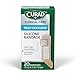 Curad Truly Ouchless Silicone Adhesive Bandages, Fabric Bandages are .75 x 3 inches, for Delicate or Sensitive Skin, 20 Count