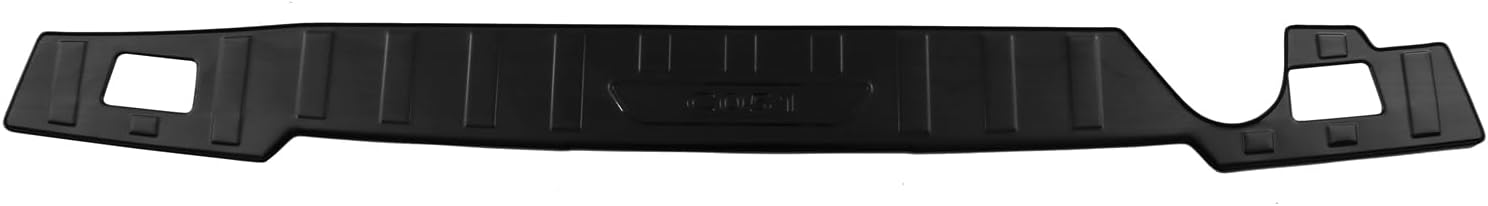for Jetour Traveller T2 2023-2025 Steel Inner Outer Rear Bumper Guard Plate Cover 2pcs Car Accessories (Black)