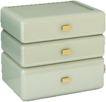 Makeup Organizer Storage Box Makeup and Skin Care Products Desktop Dresser Entrance Drawer Storage Cabinet Office Organization Storage Box for Jewelry Hair Accessories Skincare Organizing  Color G