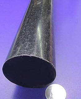 Black Nylon Extruded Round Rod 2.00