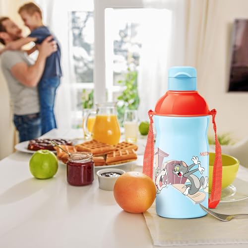 Image of Milton Kool Prime 400 Insulated Kids Water Bottle, 390 ml, Light Blue | BPA & Lead Free | Food Grade | Leak Proof | PU Insulated | Easy to Carry