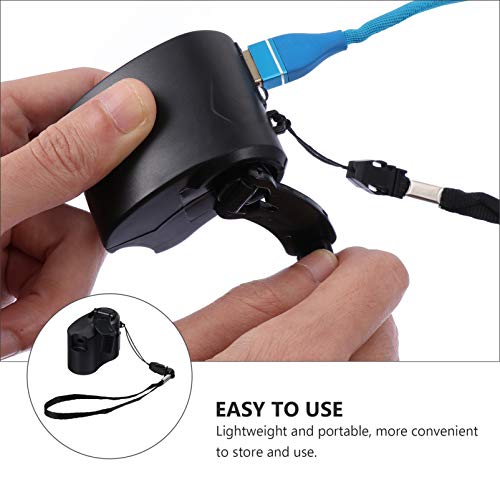 Yardwe Hand Crank Generator Portable Usb Charger Power Bank with Led Light for Outdoor Emergency Use Camping Hiking and Travel - Image 5