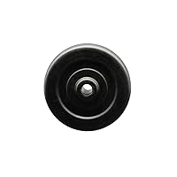 Vista 1 de Service Caster Rueda de goma dura de 3 pulgadas x 1.25 pulgadas - Diámetro de 3/8 pulgadas - Capacidad de 275 libras por rueda - Marca Service Caster