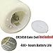 Eywamage Timer Flameless Votive Candles 2 inch x 3 inch , Flickering Small LED Pillar Candles Batteries Included, Ivory Christmas Home Decor 6 Pack with 5 hours timer