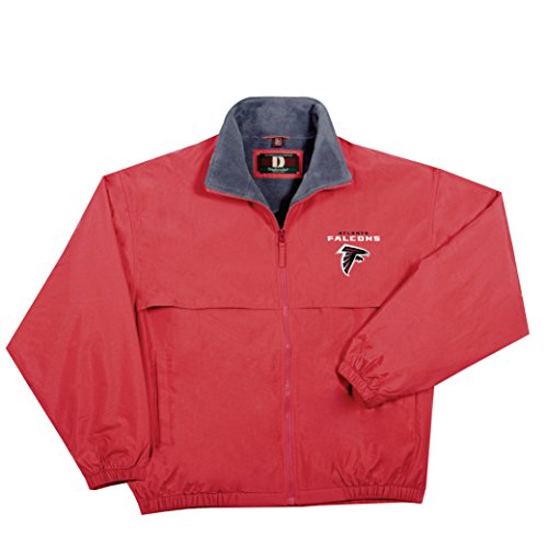 NFL Atlanta Falcons Triumph Fleece Lined Mid Weight Jacket, Large, Black