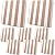 Newwiee 8Pcs Outdoor Stretch Cushion Covers Patio Stripe Sofa Cushion Cover Slipcovers Replacement Patio Furniture Couch Cushions Cover Chair Seat Cover Washable Soft Protector for Pet (Khaki)