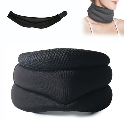Collier cervical souple anti-ronflement Heralis pour homme et femme souffrant de fatigue nocturne
