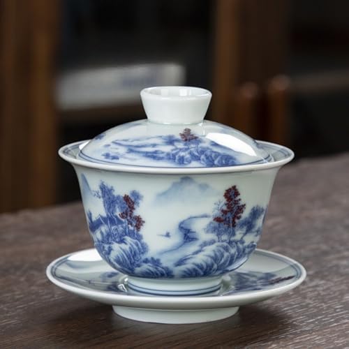 清時代茶入れ陶瓷器蓋付 清時代茶入れ陶瓷器蓋付