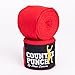 180” Hand Wraps by Pro Boxer Shane Cameron - Semi-Elastic with Thumb Loop for Boxing, Kickboxing, MMA, Muay Thai - Unisex (Red)