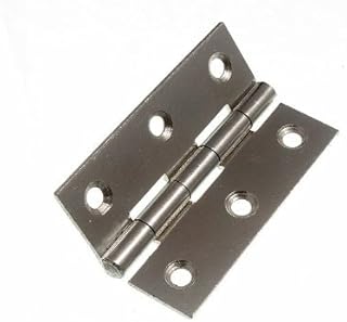 12 Pairs of Door Butt Hinges BZP ZINC Plated Steel 63MM (2 1/2 inch)