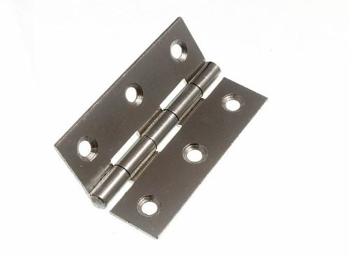 Charnières 63mm acier zingué solidité durable pour portes de placard