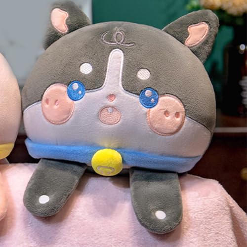 Oreiller peluche pliable climatisation voiture intérieur maison