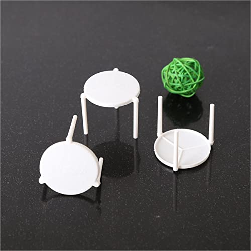 JIMCOM 200Pcs Pizza Saver, Saver Stand Pizza Box Stacks White Plastic Tripod Pizza Saver Stand for Restaurant Container, Catering Boxes & Food Take out Service