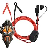 SAE Stecker - Motorrad Batterieladekabel Mit | Schnellverbinder SAE Adapter Für Auto Rasenmäher Quad Motorrad Traktor