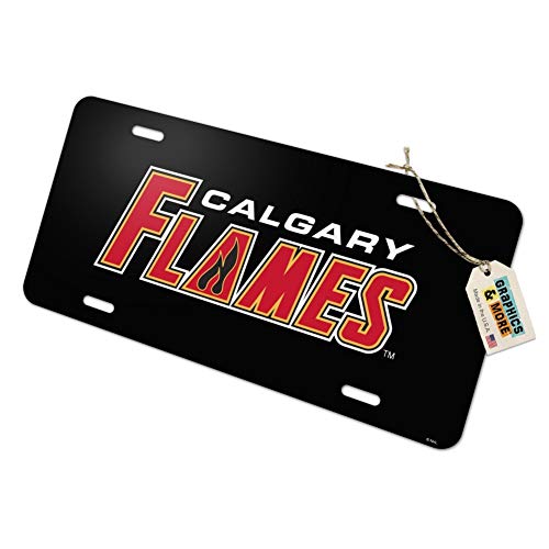 GRAPHICS & MORE NHL Calgary Flames Logo Novelty Metal Vanity Tag License Plate