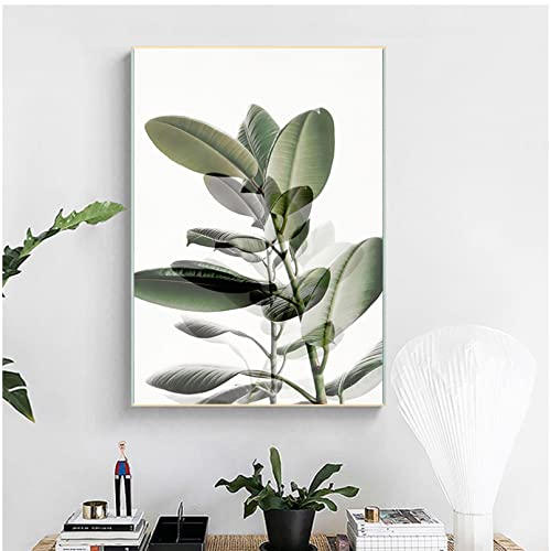 Poster décoration murale chambre motif plante olive pour ambiance zen moderne