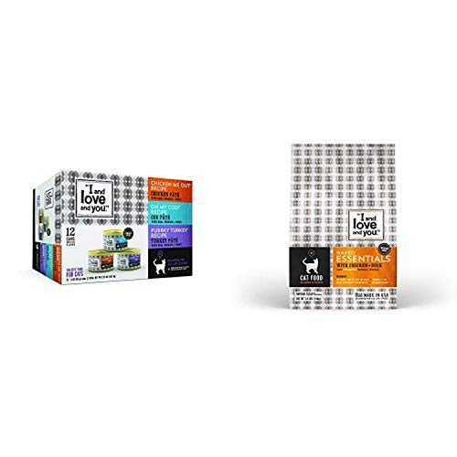 "I And Love And You" Naked Essentials Chicken & Duck + Original Cat Can Variety Pack #TOP28