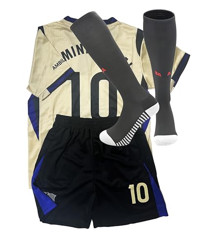 Away #10 Kids Soccer Jersey Shorts & Socks Set