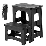 踏み台 脚立ステップ 2段 折りたたみ ステップ台 脚立ステップ 持ち運びしやすい 安定 隙間収納 高さ42cm 洗車 玄関 トイレ 室内 屋外用 （33x37x42cm）