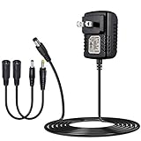 SoulBay 6V AC Adapter Charger for Fisher-Price Baby Cradle Swing and Omron Arm Blood Pressure Monitor, 6Volt 1Amp Output Replacement Power Plug