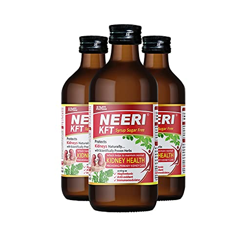 AIMIL Neeri KFT Syrup Sugar Free - 200ml (Pack of 3) | Kidney Wellness, Restores Functions | Recommended by Nephrologists (B093TQMNLP) Amazon Price History, Amazon Price Tracker