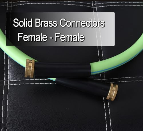 Atlantic Female to Female HeavyDuty Garden hose 4 ft x 5/8 inch Green Color Short Leader Water Hose (4 Feet) by Atlantic - Image 3