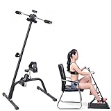 Bicicleta Estática Plegable, para Rehabilitación de Piernas Ejercitar Pierna Brazo Cuerpo