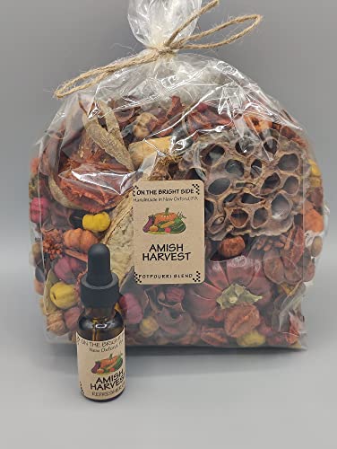 Amish Harvest Scented Large Bag Potpourri for Bowl Filler and Decoration Scent Your Own