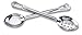 ChefLand Stainless Steel Solid and Perforated Basting/Serving Spoon, 13-Inch, Set of 2