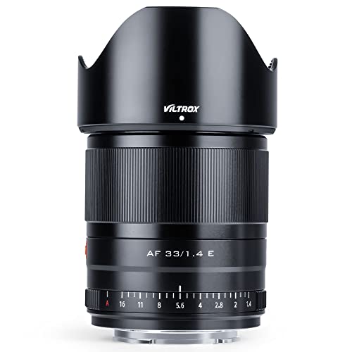 VILTROX 33mm f/1.4 F1.4 Lens for Sony E-Mount, APS-C-Format Auto Focus e Mount Lens for Sony a7 iv a6500 a7s iii a7r iv a7r iii